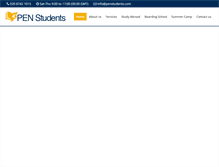 Tablet Screenshot of penstudents.com